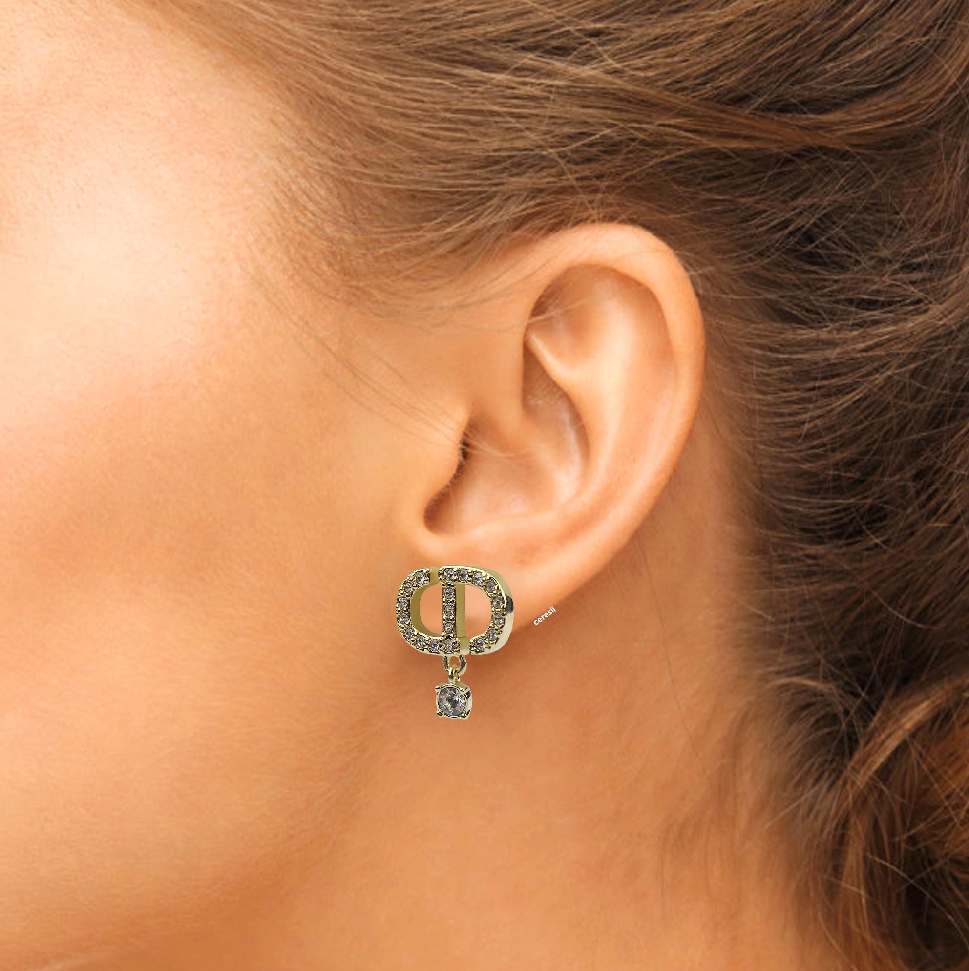 Aretes Dior 8