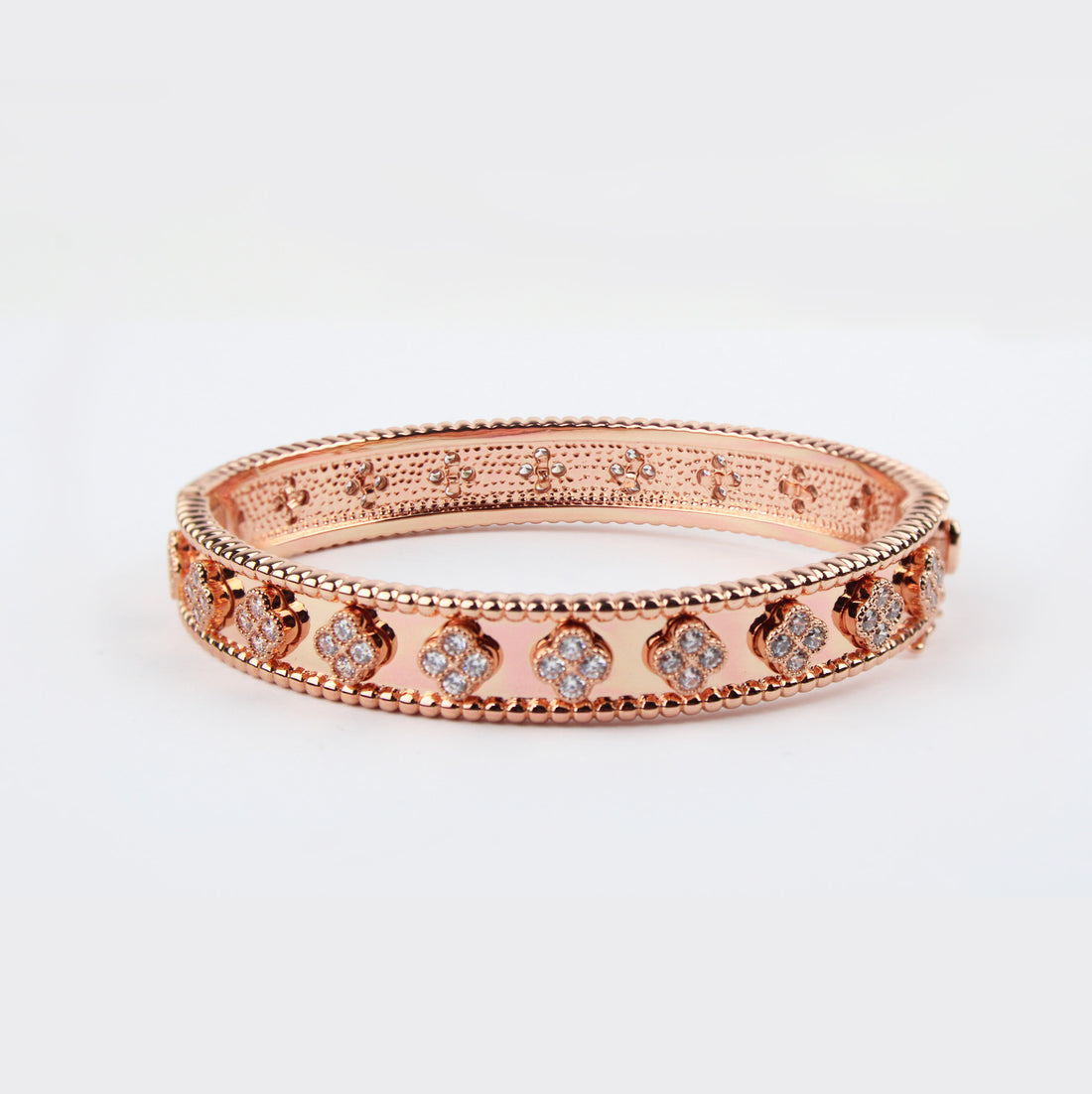 Pulsera Tipo V C Rosa Gold